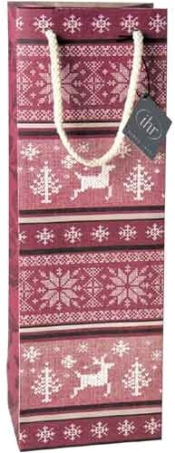 Flaschentasche Norwegian Knit Red Flaschentasche Norwegian Knit Red