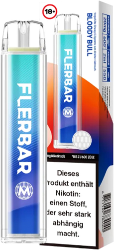 Flerbar 600 Bloody Bull Einweg E-Zigarette 20mg