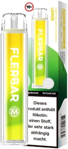 Flerbar 600 Einweg E-Zigarette Lemon 20mg 