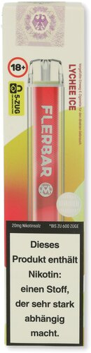 Flerbar 600 Einweg E-Zigarette Lychee Ice 20mg 