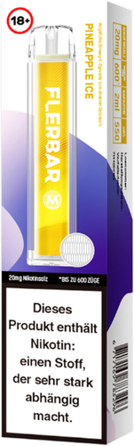 Flerbar 600 Einweg E-Zigarette Pineapple Ice 20mg 