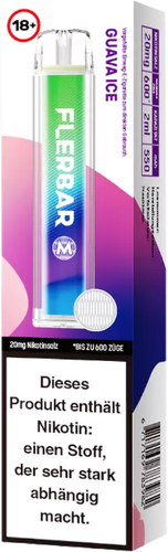 Flerbar 600 Guava Ice Einweg E-Zigarette 20mg