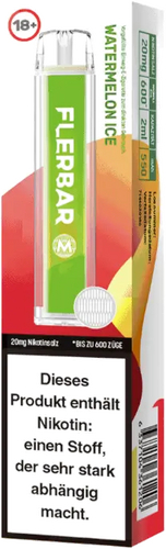 Flerbar 600 Watermelon Ice Einweg E-Zigarette 20mg