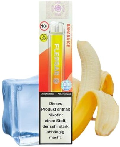 FLERBAR BANANA ICE Einweg E-Zigarette, 20mg Banana Ice 20mg FLERBAR BANANA ICE Einweg E-Zigarette, 20mg Banana Ice 20mg