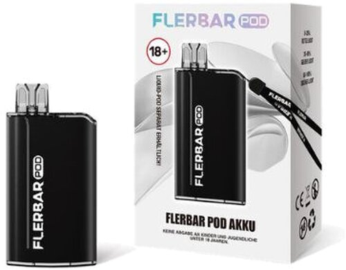 Flerbar Pod Akkuträger Schwarz mit Halsband Flerbar Pod Akkuträger Schwarz mit Halsband