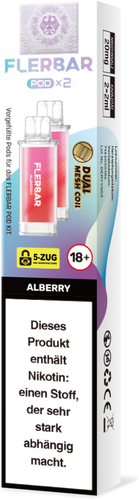Flerbar Pod Alberry Prefilled Pods 2x2ml 20mg