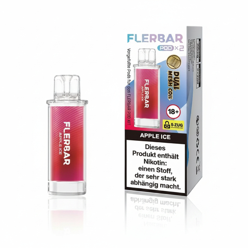 Flerbar Pod Apple Ice Prefilled Pods 2x2ml 20mg