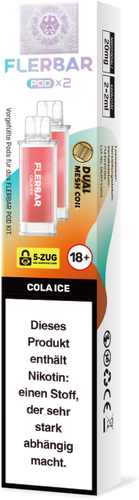 Flerbar Pod Cola Ice Prefilled Pods 2x2ml 20mg