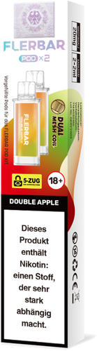 Flerbar Pod Double Apple Prefilled Pods 2x2ml 20mg