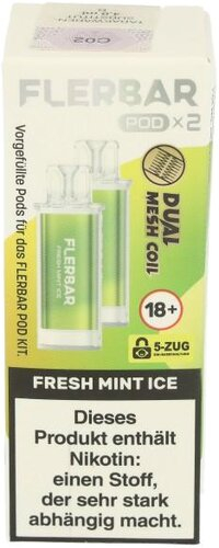 Flerbar Pod Fresh Mint Ice Prefilled Pods 2x2ml 20mg