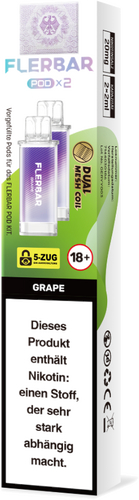 Flerbar Pod Grape Prefilled Pods 2x2ml 20mg