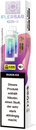 Flerbar Pod Guava Ice Prefilled Pods 2x2ml 20mg