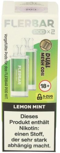 Flerbar Pod Lemon Mint Prefilled Pods 2x2ml 20mg