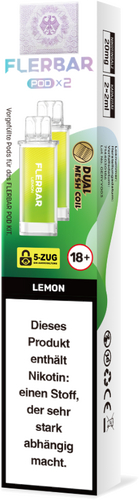 Flerbar Pod Lemon Prefilled Pods 2x2ml 20mg