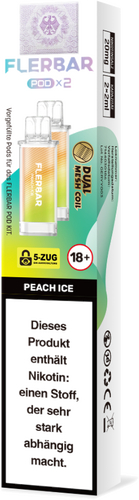 Flerbar Pod Peach Ice Prefilled Pods 2x2ml 20mg