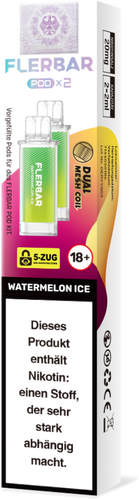 Flerbar Pod Watermelon Ice Prefilled Pods 2x2ml 20mg