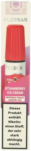 Flerbar Strawberry Ice Cream Liquid 10mg/ml