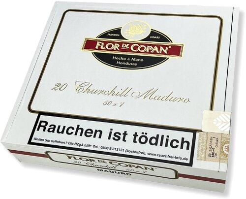 Flor de Copan Churchill Maduro Zigarren 20 Stk.