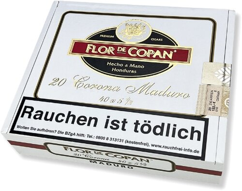 Flor de Copan Corona Maduro Zigarren 20 Stk.