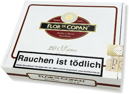 Flor de Copan Toro Zigarren 20 Stk. Flor de Copan Toro Zigarren 20 Stk.