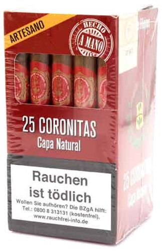 Flor de Filipinas Zigarren Coronitas 25Stk. Flor de Filipinas Zigarren Coronitas 25Stk.