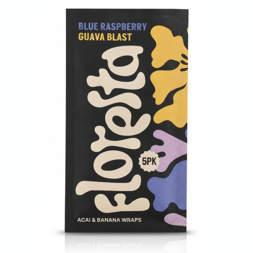 Floresta Blue Raspbarry Guava Blast Acai & Banana Wraps 5 Stk.