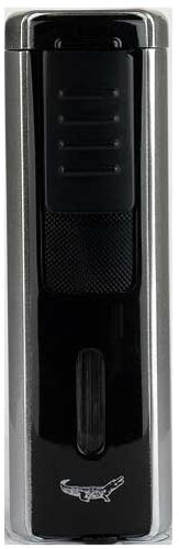 Formula Zigarrenfeuerzeug Crocodile Jet 3-fach Silber-Schwarz Formula Zigarrenfeuerzeug Crocodile Jet 3-fach Silber-Schwarz