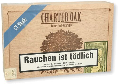 Foundation Cigars Charter Oak CT Shade Rothschild Zigarren 20 Stk.