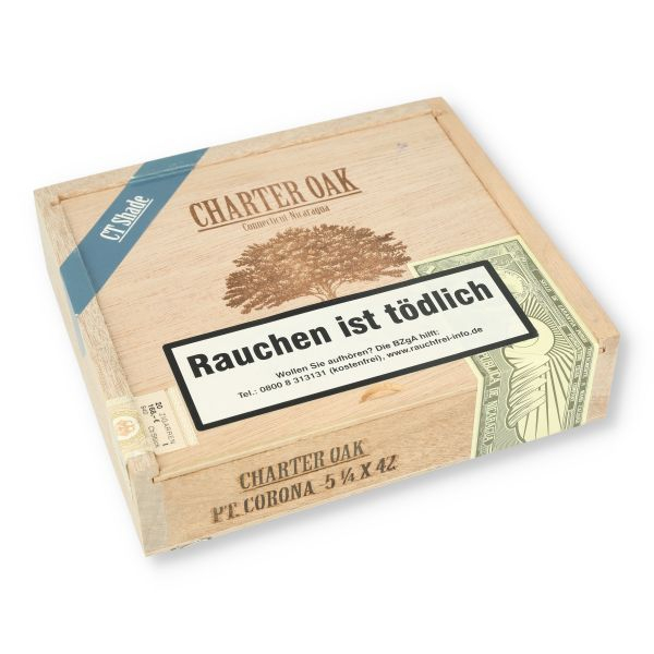 Foundation Cigars Charter Oak Shade Petit Corona Zigarren 20 Stk. Foundation Cigars Charter Oak Shade Petit Corona Zigarren 20 Stk.