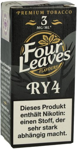 Four Leaves Liquid RY4 3mg Four Leaves Liquid RY4 3mg