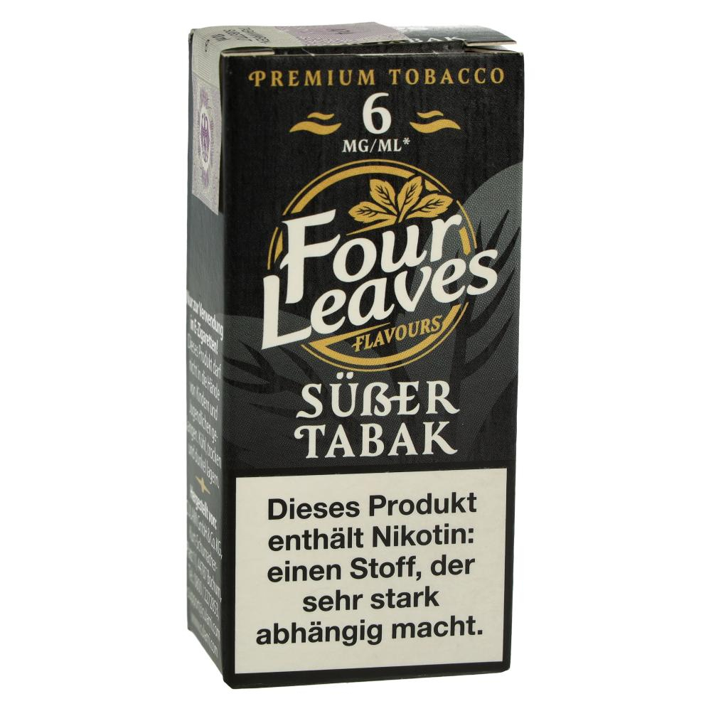 Four Leaves Liquid Süßer Tabak 6mg Four Leaves Liquid Süßer Tabak 6mg