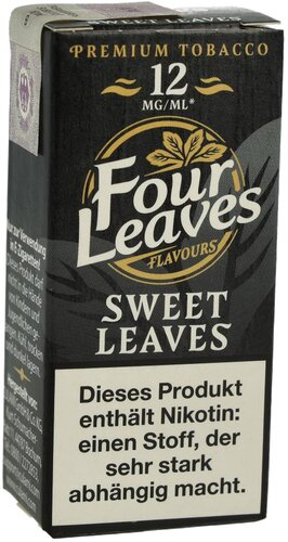Four Leaves Liquid Sweet Leaves 12mg Four Leaves Liquid Sweet Leaves 12mg