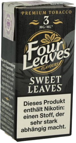 Four Leaves Liquid Sweet Leaves 3mg Four Leaves Liquid Sweet Leaves 3mg