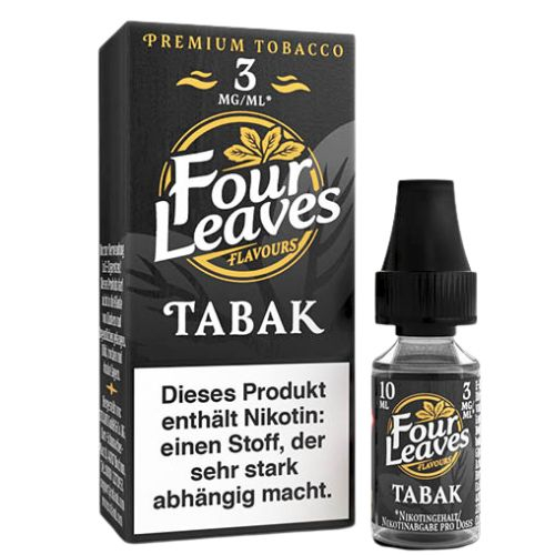 Four Leaves Liquid Tabak 3mg Four Leaves Liquid Tabak 3mg
