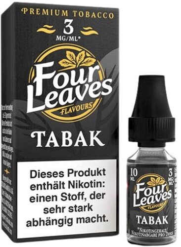 Four Leaves Liquid Tabak 3mg