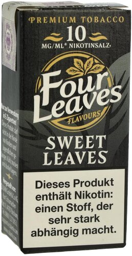 Four Leaves Nikotinsalzliquid Sweet Leaves 10mg