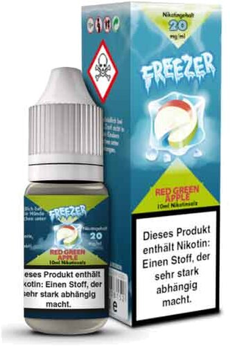 Freezer Nikotinalz Liquid Red Green Apple 20mg Freezer Nikotinalz Liquid Red Green Apple 20mg