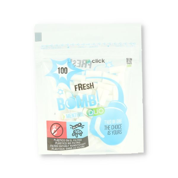 Fresh Bomb Duo Menthol Clickfilter Slim 100 Stück