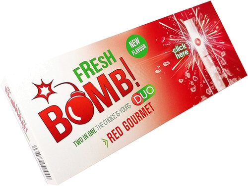 Fresh Bomb Zigarettenhülsen Erdbeer 100 Stück