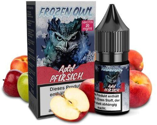 Frozen OWL Apfel Pfirsich Nikotinsalz Liquid 10ml 20mg Frozen OWL Apfel Pfirsich Nikotinsalz Liquid 10ml 20mg