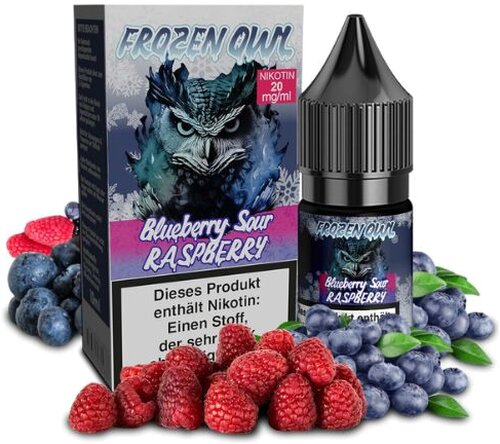 Frozen OWL Blueberry Sour Raspberry Nikotinsalz Liquid 10ml 20mg Frozen OWL Blueberry Sour Raspberry Nikotinsalz Liquid 10ml 20mg