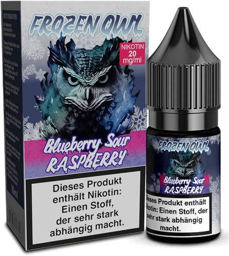 Frozen OWL Blueberry Sour Raspberry Nikotinsalz Liquid 10ml 20mg
