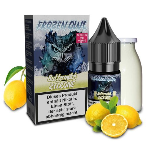 Frozen OWL Buttermilch Zitrone Nikotinsalz Liquid 10ml 20mg