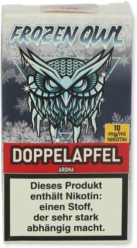 Frozen OWL Doppelapfel Nikotinsalz Liquid 10ml 10mg