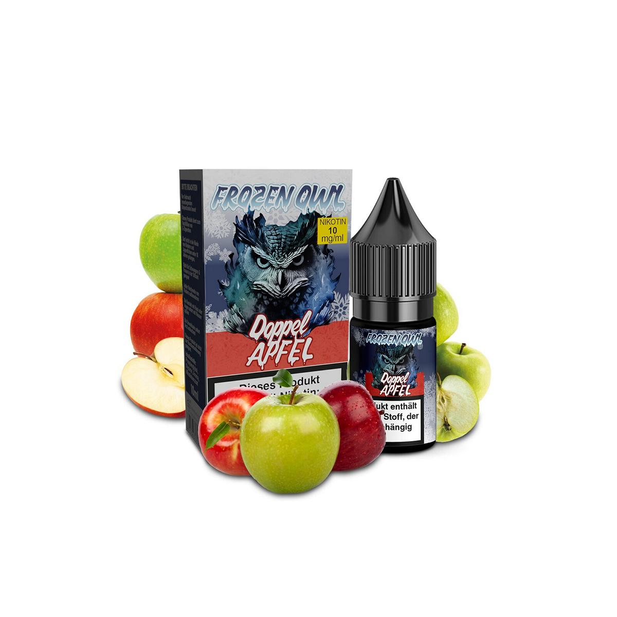 Frozen OWL Doppelapfel Nikotinsalz Liquid 10ml 10mg