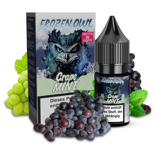 Frozen OWL Grape Mint Nikotinsalz Liquid 10ml 20mg Frozen OWL Grape Mint Nikotinsalz Liquid 10ml 20mg