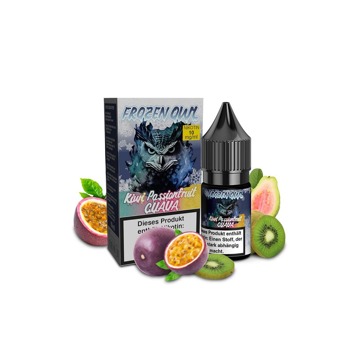 Frozen OWL Kiwi Passionfruit Guave Nikotinsalz Liquid 10ml 10mg Frozen OWL Kiwi Passionfruit Guave Nikotinsalz Liquid 10ml 10mg