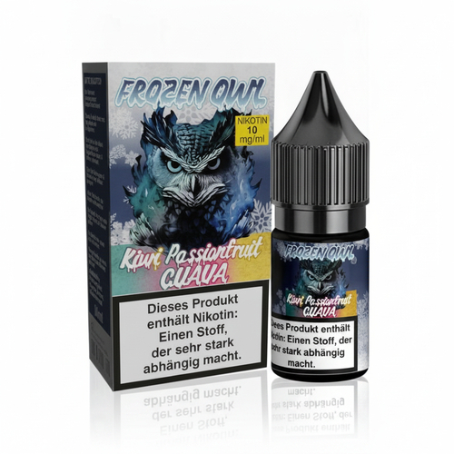 Frozen OWL Kiwi Passionfruit Guave Nikotinsalz Liquid 10ml 10mg
