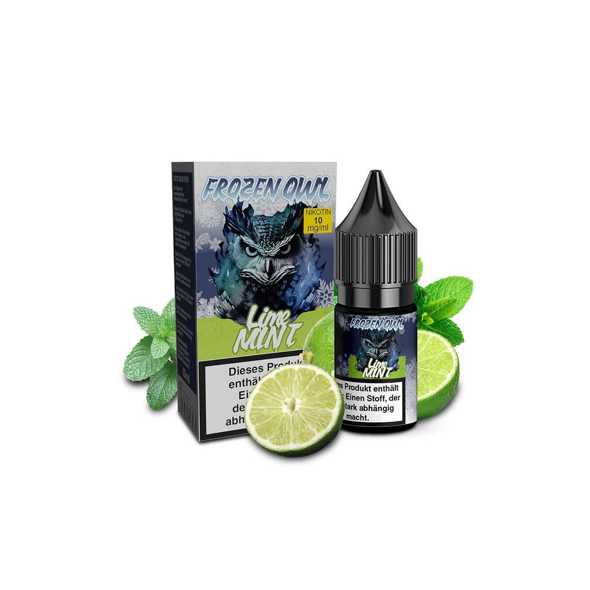 Frozen OWL Lime Mint Nikotinsalz Liquid 10ml 10mg Frozen OWL Lime Mint Nikotinsalz Liquid 10ml 10mg