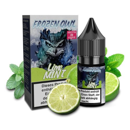 Frozen OWL Lime Mint Nikotinsalz Liquid 10ml 20mg Frozen OWL Lime Mint Nikotinsalz Liquid 10ml 20mg